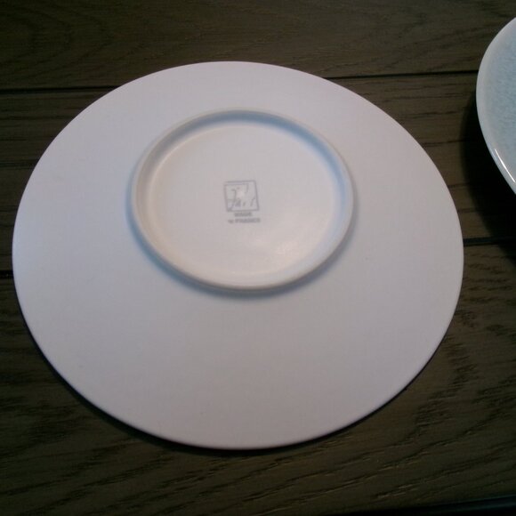 Jars-France Vuelta Ocean Blue Set Of 2 SMALL PLATE SALAD, DESSERT ETC 8 1/2” EXC - Picture 4 of 6